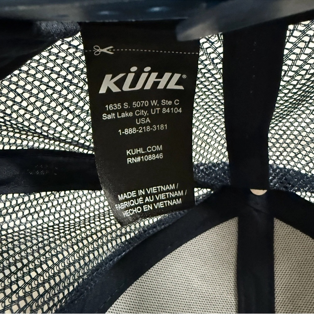 KÜHL Born In The Mountains Trucker Hat Patch Logo Adjustable Snapback Mens - Picture 4 of 4